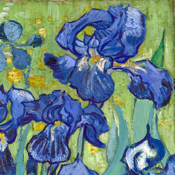 Tableau les on sale iris van gogh