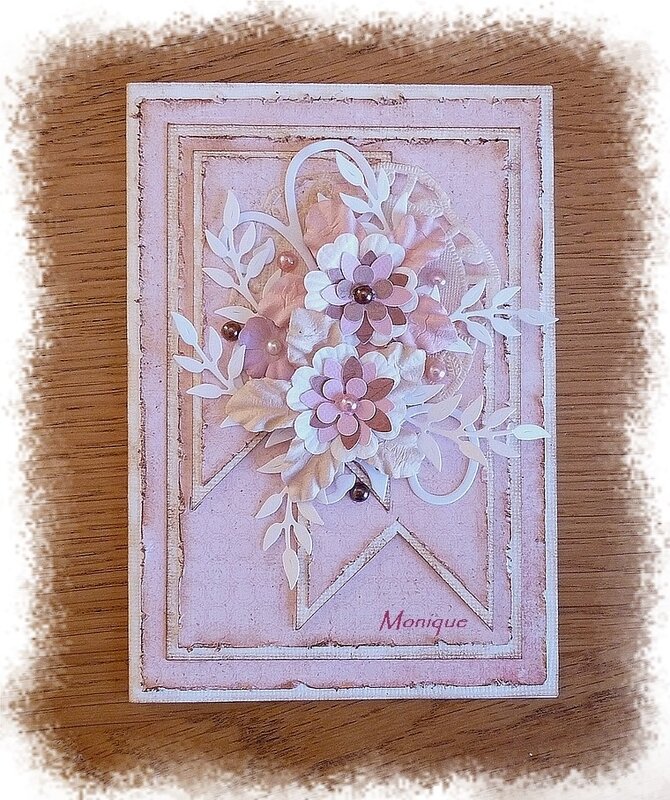 Défi Shabby carte 2 Monique