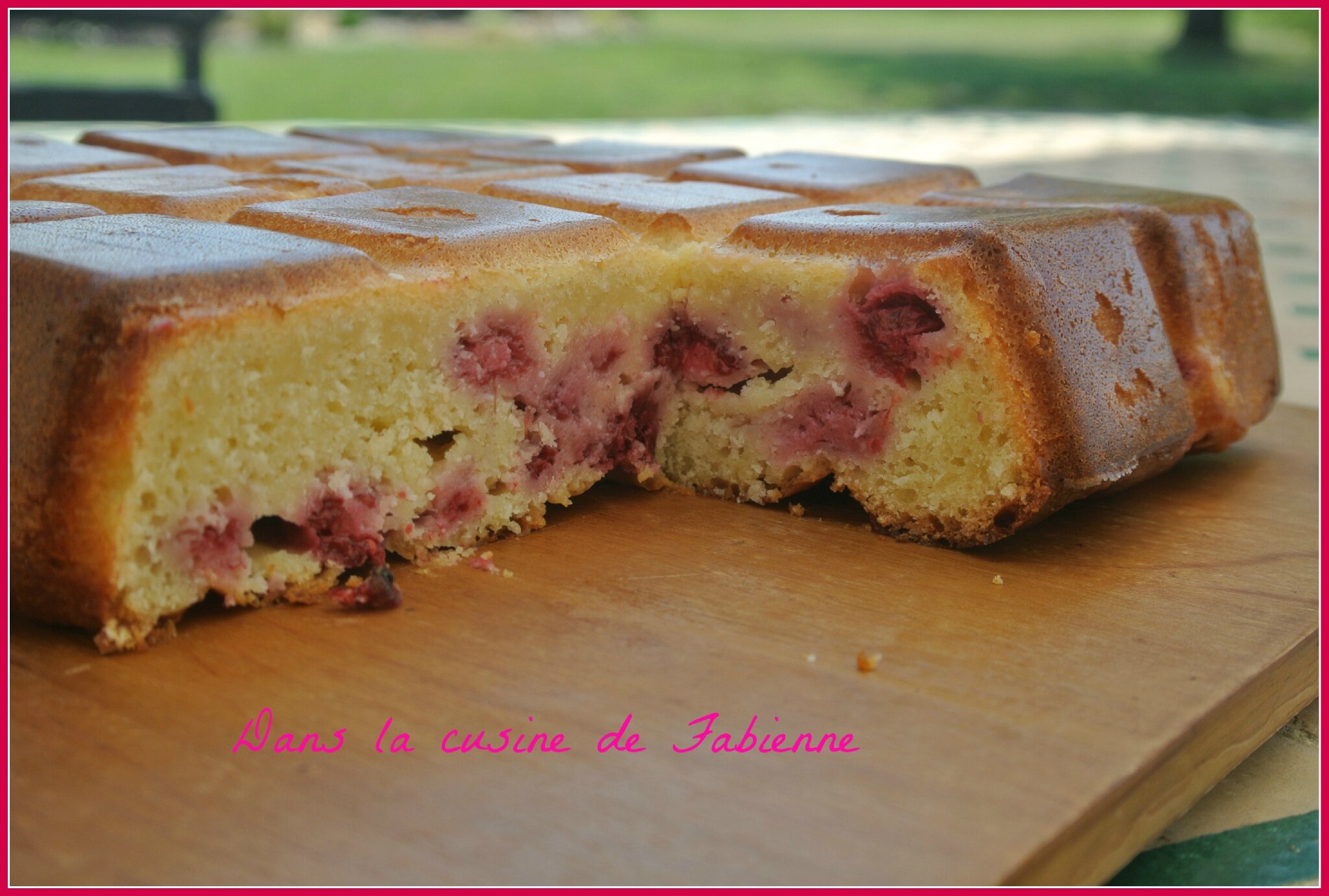 Fondant Framboise Chocolat Blanc Et Noix De Coco Dans La Cuisine De Fabienne