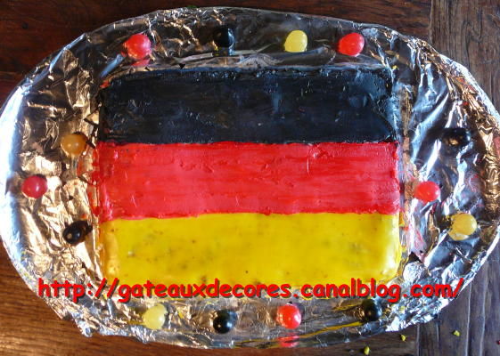 Drapeau Allemand Sosso Et Ses Gateaux Deco