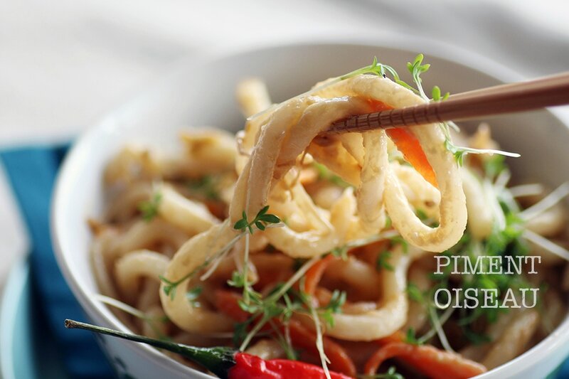 udon sauce cacahuète