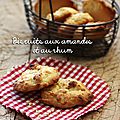 Biscuits aux amandes et au rhum