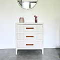 Commode vintage lin
