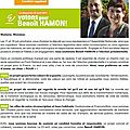 Soutien à benoït hamon des candidats ps de la circonscription / marie-josé beaulande - samir lamouri