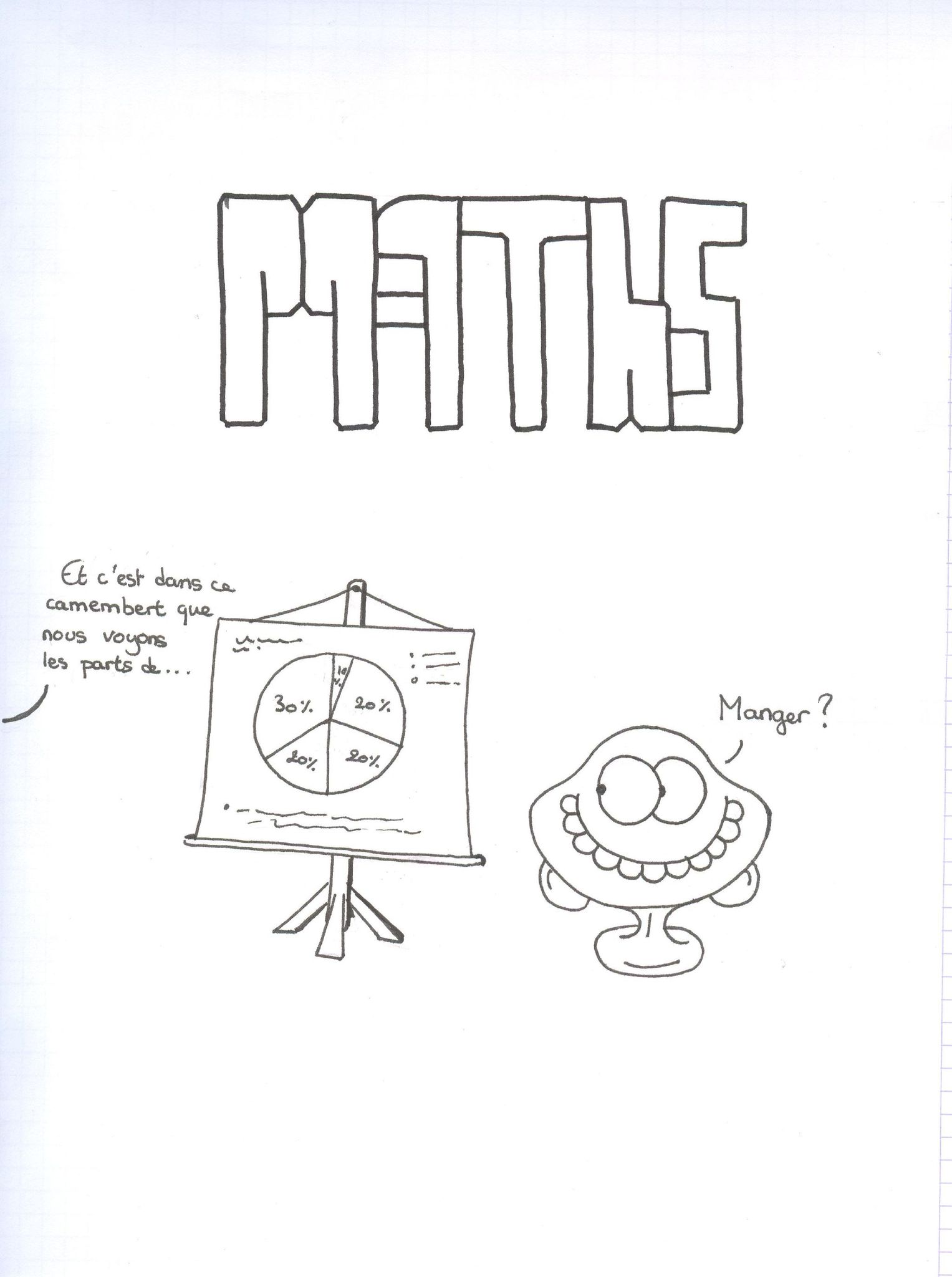 Presentation Cahier De Maths maintenant, plus sérieux : les maths ! Alors pour - Les neurones