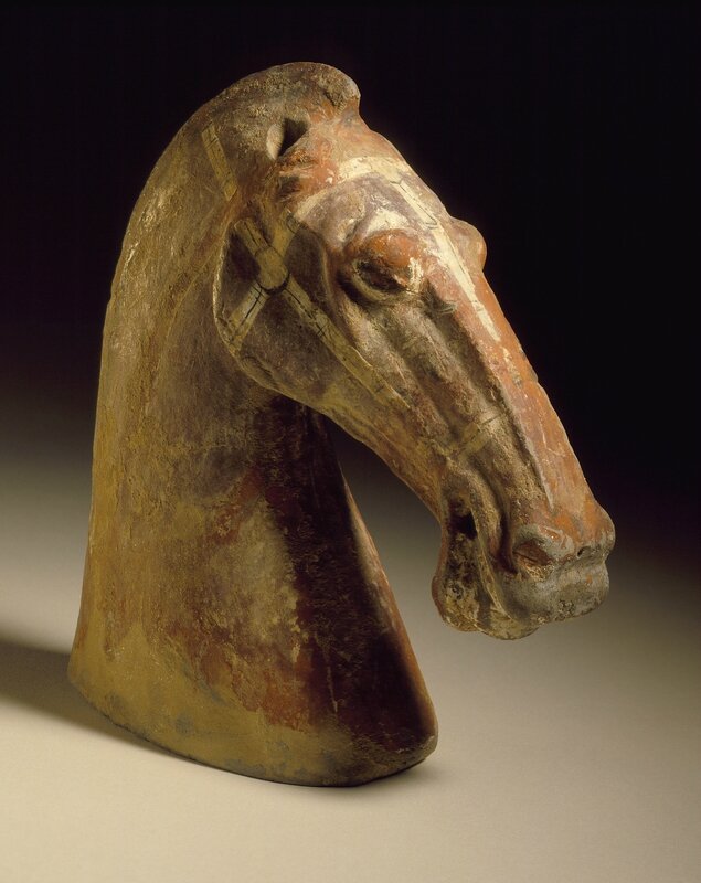 Horse Head, China, Han dynasty, 206 B