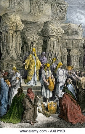 Hist-Bibl- le-roi-cyrus-ii-de-perse-la-restauration-des-vases-sacres-et-de-liberer-le-peuple-juif-en-captivite-a-la-main-gravure-sur-bois-d-une-illustration-de-gustave-dore (2)