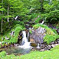 La cascade de l'Aydie à Sent Hons...