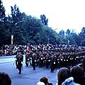 043 Défil-Inter-Alliés Berlin 13-05-1972 GB 1° Bataillon du Queen's Régiment avec Musique et Tambours