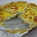 Quiche saumon Boursin