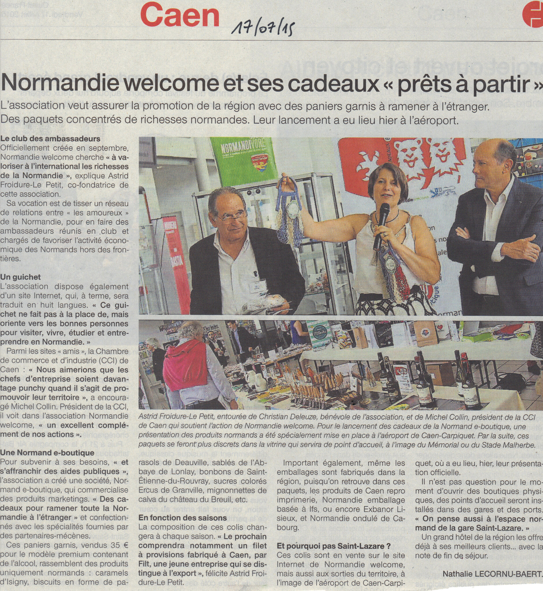 Drapeau Normandie Welcome - Normand E-Boutique • Achetez la Normandie