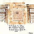 Gordes : cadran solaire
