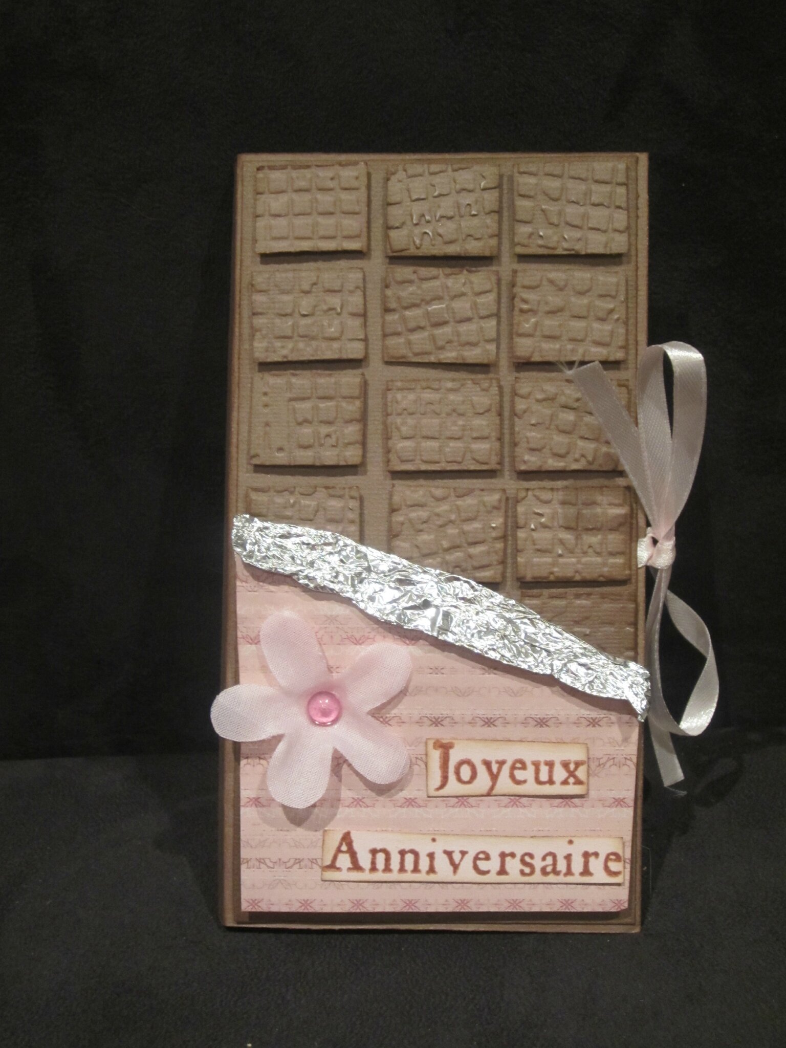 Carte En Forme De Tablette De Chocolat Sofee Magique