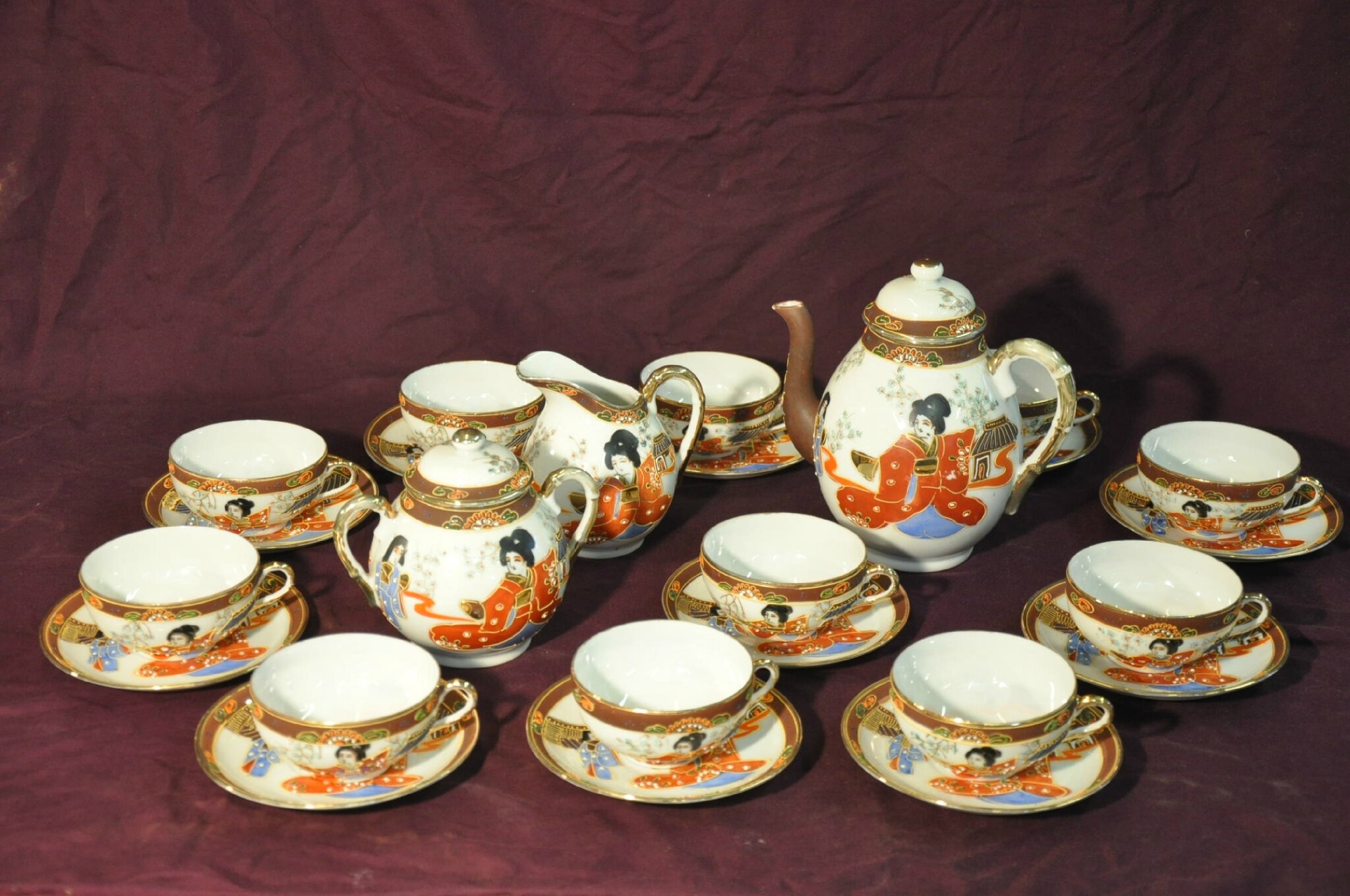 ② Service à thé japonais — Antiquités