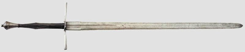 A German two-handed sword, circa 1500