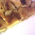 Clafoutis aux pommes caramélisées