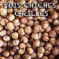 Pois chiches grillés et croustillants