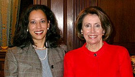 Kamala Harris with Nancy Pelosi