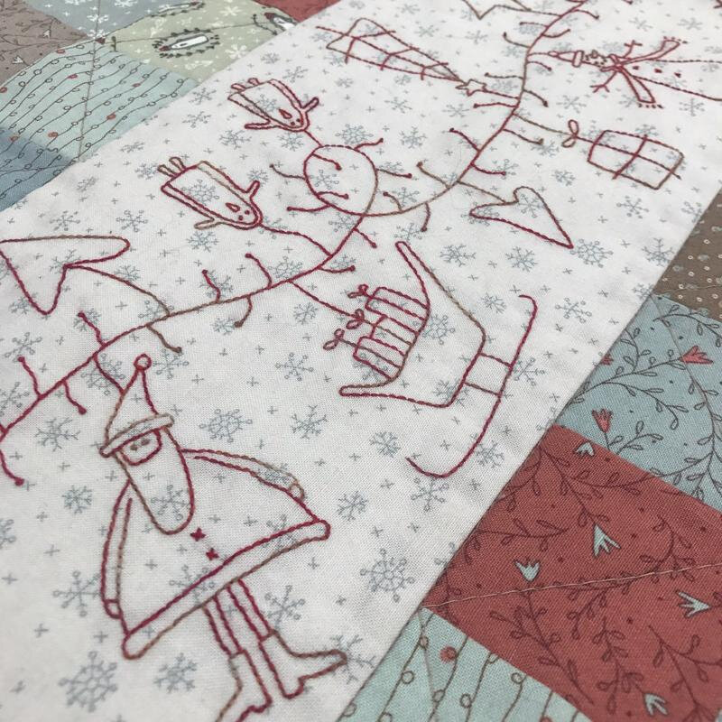 christmas garland table runner 2