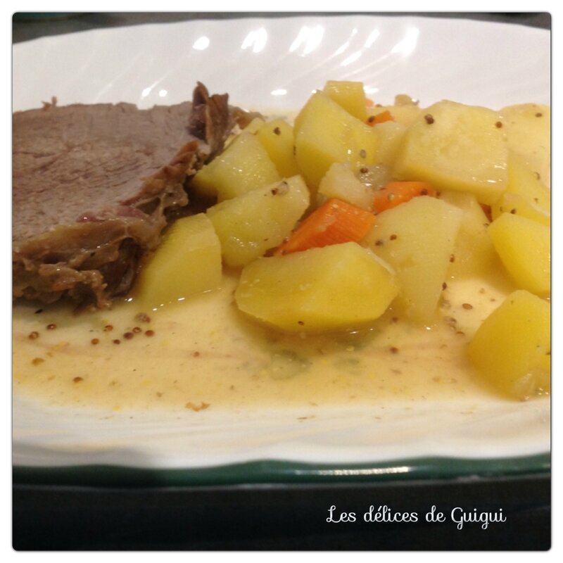 BOEUF BRAISE EN COCOTTE AU FOUR Les Délices de Guigui (Célya)