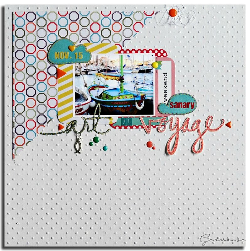 Art du voyage - Gervaise Scraphotos | Scrapbooking, créations et tutos