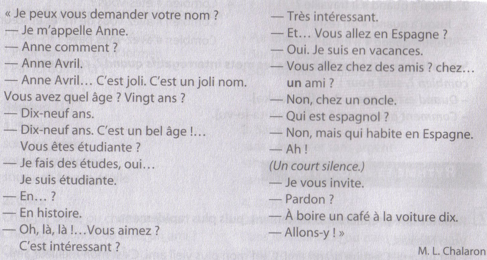 La Pratique De La Phonetique Dialogue Entre Deux Etudiantes Comprehension Orale Et Prononciation Du Francais 2012 2013