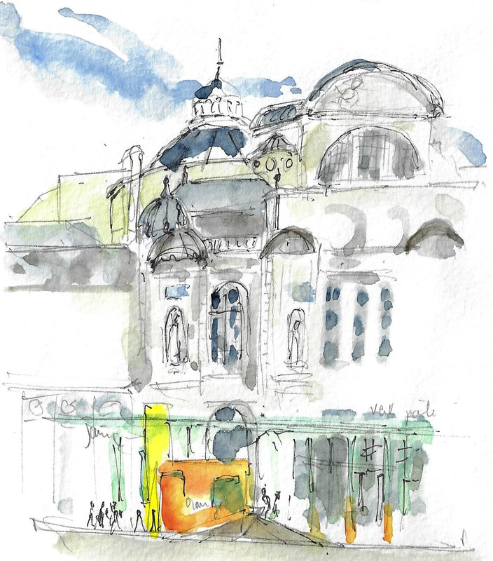 ANgers le THéâtre depuis Provence Caffé