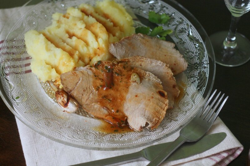 quasi de veau et sauce au fond de veau