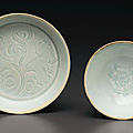 Two qingbai vessels, southern song-yuan dynasty, 12th-13th century