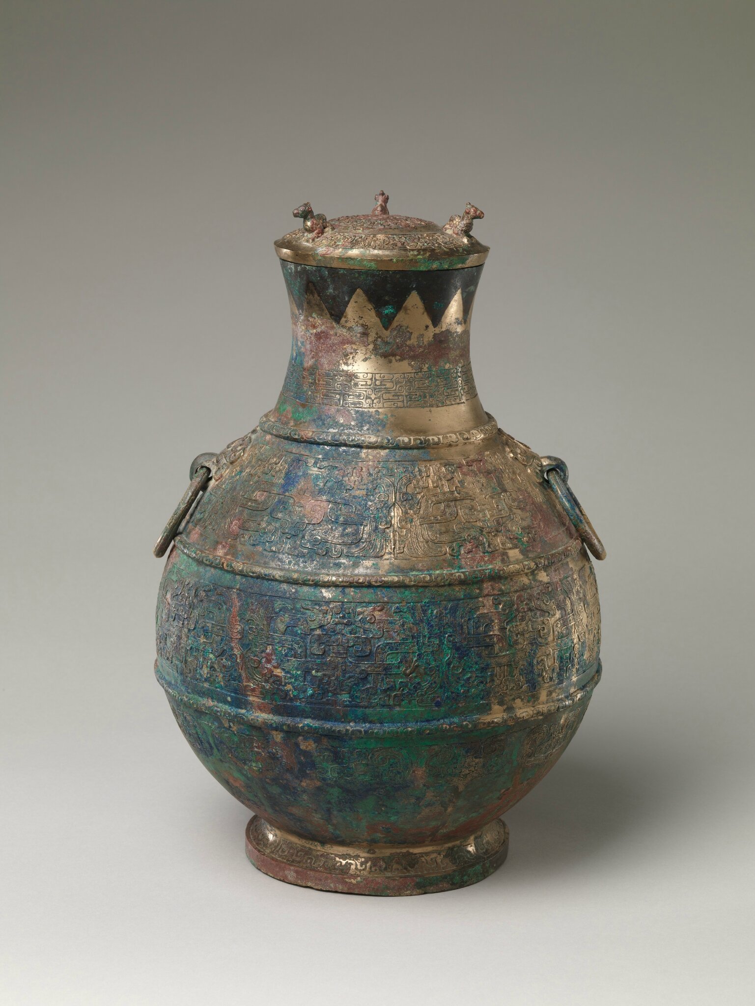 Ritual wine container (Hu), Eastern Zhou dynasty, Spring and Autumn ...