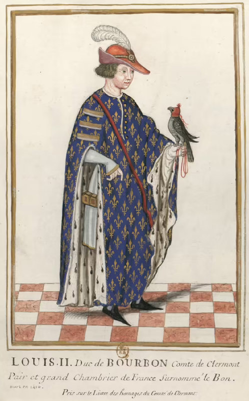 Louis II de Bourbon Otage pour le roi Jehan à Londres après le traité de Brétigny