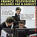 France télévisions recadrée par nicolas sarkozy 