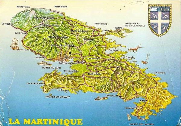 Martinique carte