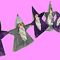 Noël violet/naturel/argent