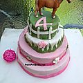 Gâteau d'anniversaire poney (sans gluten) - à partir de 12 mois