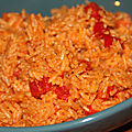 Riz jollof facon buea (cameroun), legumes et lait de coco