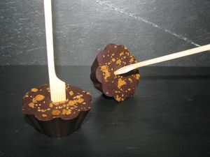 Sucette Chocolat Chaud Spéculoos