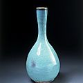 Vase, stoneware with blue glaze, jun ware, china, northern song-jin dynasty, 12th century
