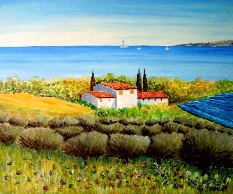 provence paysage mediterranee