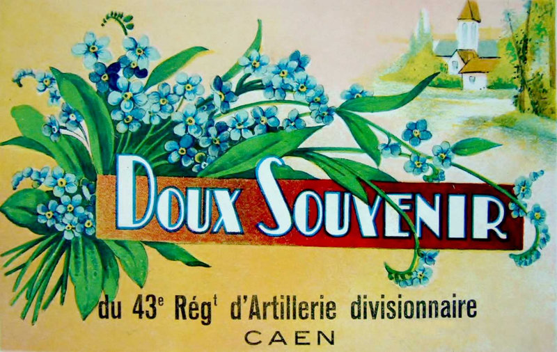 Doux souvenir du 43e Régiment d'artillerie divisionnaire 1936