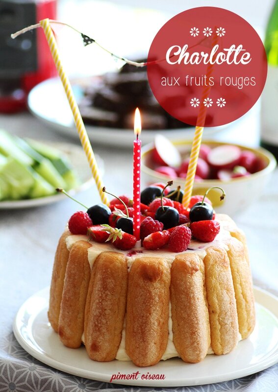 Charlotte aux fruits rouges