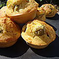 Muffins fromage/olives du blog graines de ble pour un tour en cuisine