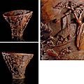 A_well__carved_rhinoceros_horn__Lndscape__libation_cup__18th_century