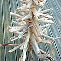 Sapin en bois flotté