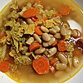 soupe de haricots secs et au chorizo