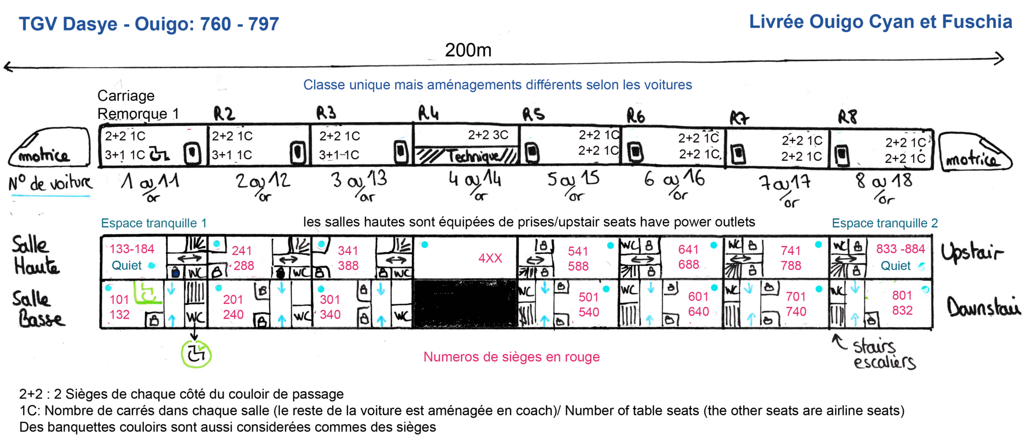 Schema Plan Des Places Dans Voiture Tgv Ouigo Placement TGV et Intercités - transports collectifs durables