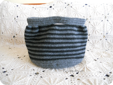 barjo noir gris rond
