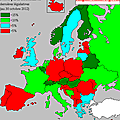Carte des partis nationalistes en europe