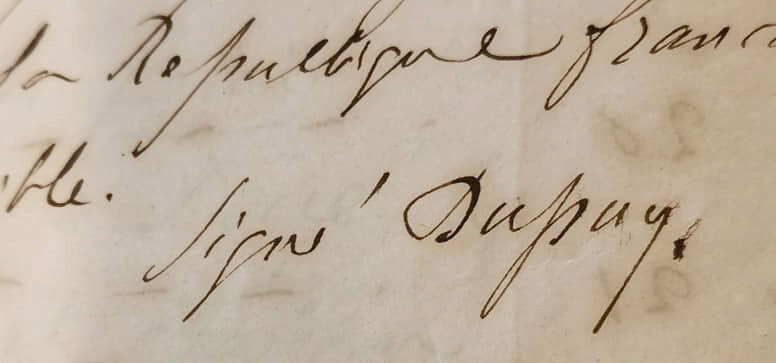 Signature Dupuy