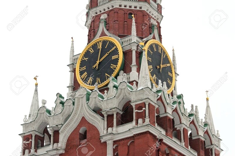 20441046-Horloge-de-Tour-Spassky-Kremlin-la-Place-Rouge-Moscou-Russie-Banque-d'images